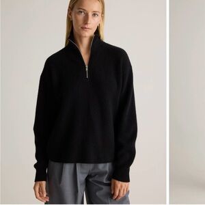 Vince Women's Black Turtleneck Sweater